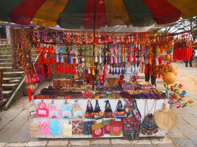 Goods for sale near the Ancient Gate