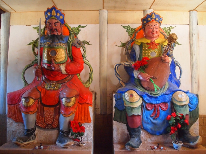 More fierce warriors at Haiyun Temple
