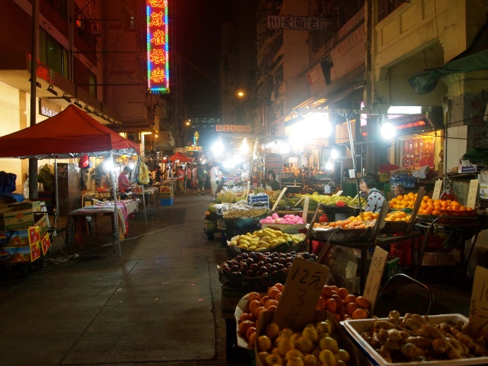 The Night Market on Temple Street